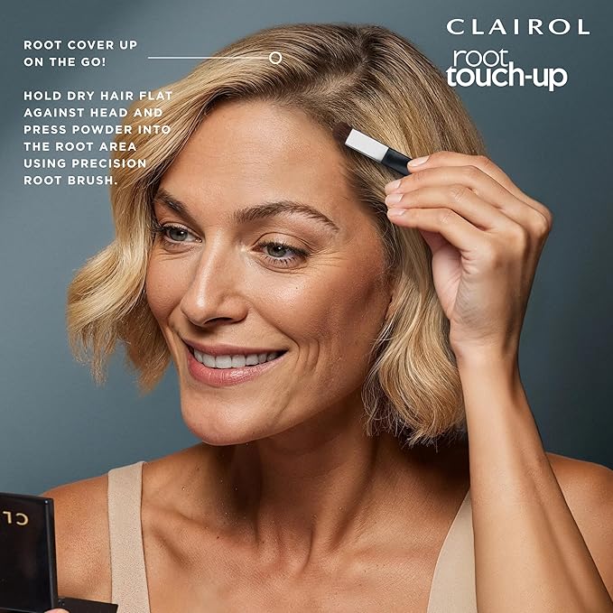 Clairol Root Touch-Up Temporary Concealing Powder, Light Brown Hair Color, Pack of 1