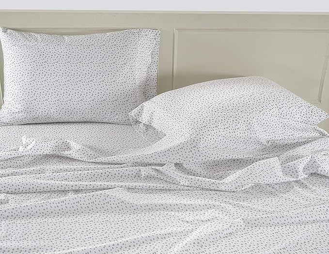 Lane Linen 100% Organic Cotton King Size Pillow Cases Set of 2 (20''x36'') Pillow Cases King Size, Organic Cotton Pillowcases, King Pillowcases Set of 2 Haze Grey