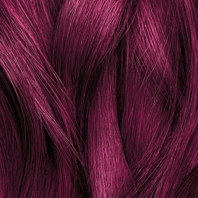 IGK Permanent Hair Dye Color Kit | RRV Truth or Dare - Intense Fuchsia | 100% Gray Color Coverage + Strengthen + Shine | Ammonia Free