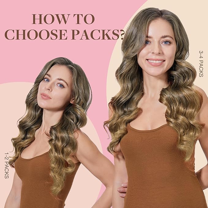 GOO GOO Tape in Hair Extensions Human Hair, 7 Bronde, 18inch 100g 40pcs, Skin Weft Seamless Invisible, Silky Straight with Thick Ends, Remy Human Hair