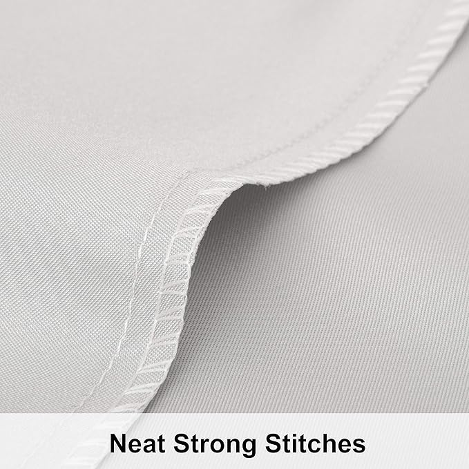 NTBAY 2 Pack Satin King Pillowcases for Hair and Skin, Luxurious and Silky Pillow Cases with Envelope Closure, 20x36 Inches, Silver Grey
