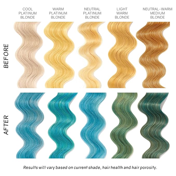Overtone Daily Color Depositing Conditioner for All Hair: 8oz Temporary Coloring Conditioner with Shea Butter & Coconut Oil, Refresh Color & Prevent Fading, Vegan & Cruelty-Free, Vibrant Teal