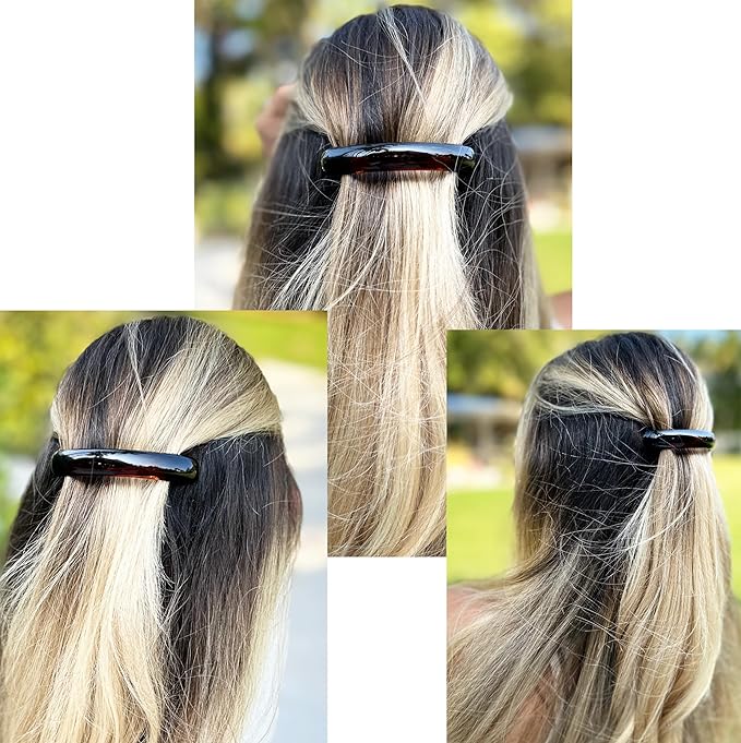 Camila Paris CP2638 French Hair Barrette Clip for Girls for Thick Curly Wavy Long Hair, Strong Hold Grip Hair Clips for Women, Automatic, No Slip Durable Styling Girls Hair Accessories, Made in France