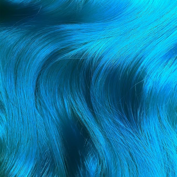Lime Crime Unicorn Hair Dye Full Coverage, Anime (Candy Blue) - Vegan and Cruelty Free Semi-Permanent Hair Color Conditions & Moisturizes - Temporary Blue Hair Dye With Sugary Citrus Vanilla Scent