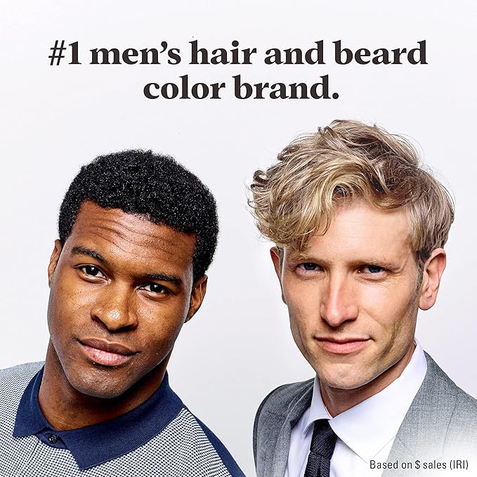 Just For Men Easy Comb-In Color Mens Hair Dye, Easy No Mix Application with Comb Applicator - Light-Medium Brown, A-30, Pack of 3