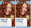 Clairol Nice'n Easy Permanent Hair Dye, 6R Light Auburn Hair Color, Pack of 2