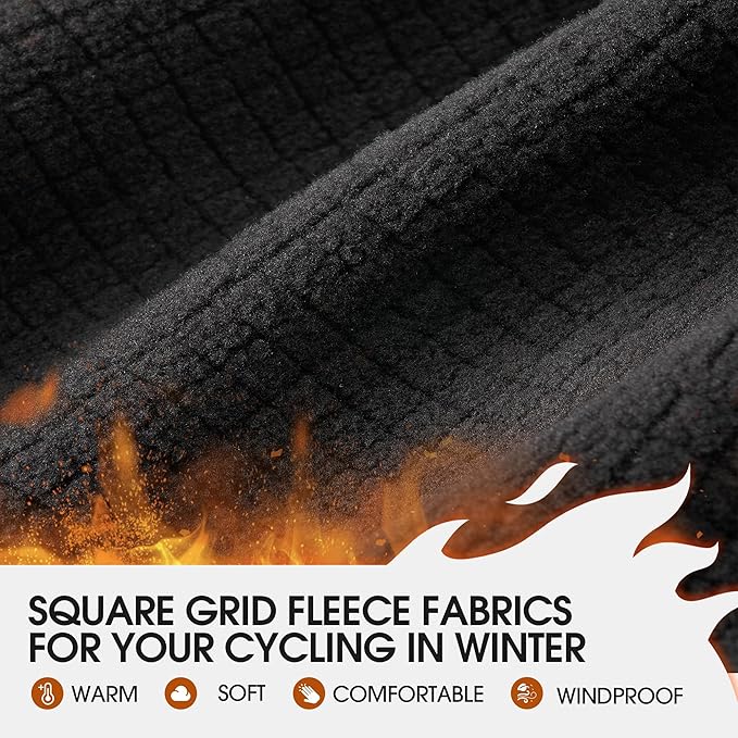Skull Cap Helmet Liner, Winter Thermal Cycling Cap for Men & Women, Lightweight Cycling Hat for Biking Running Outdoor Work