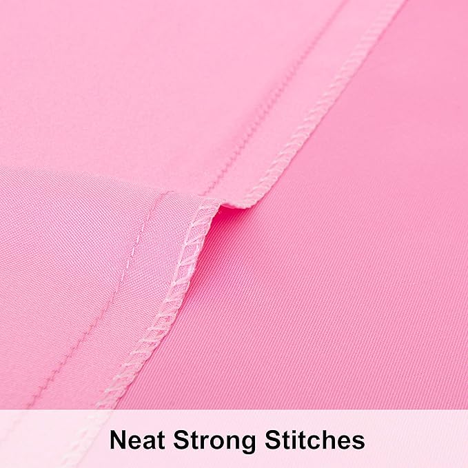 NTBAY 2 Pack Satin Standard Pillowcases for Hair and Skin, Luxurious and Silky Pillow Cases with Envelope Closure, 20x26 Inches, Pink