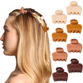 Kitsch Small Hair Clips for Women and Girls – Mini Claw Clips – Hair Accessories – Daily Styling, Recycled, | Ideal Gifts for Women Sedona – 8pc Set