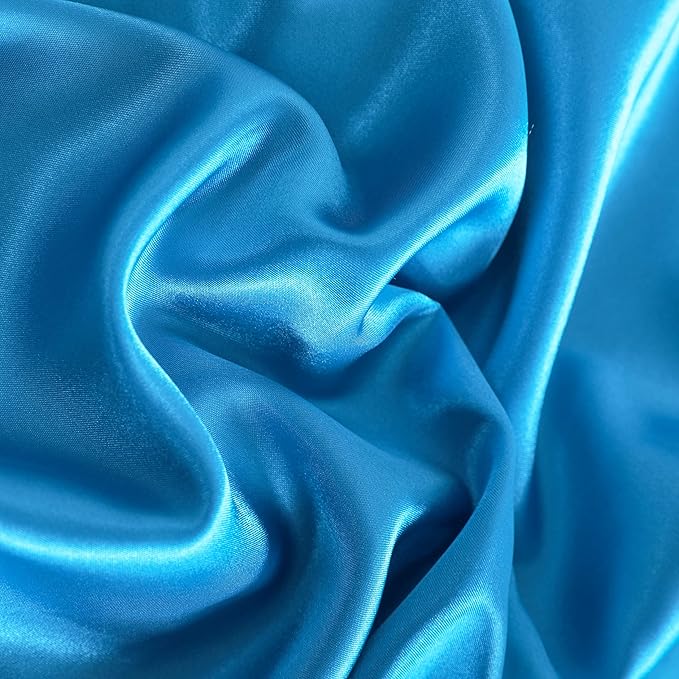 NTBAY 2 Pack Satin King Pillowcases for Hair and Skin, Luxurious and Silky Pillow Cases with Envelope Closure, 20x40 Inches, Royal Blue
