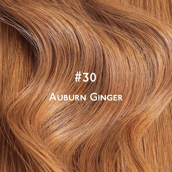 WENNALIFE Invisi Edge Tape in Hair Extensions Human Hair, 24 Inch 50g 20pcs Auburn Ginger Invisible Luxury Remy Hair Extensions Natural Seamless Injected Tape Ins Straight Extensiones De Cabello