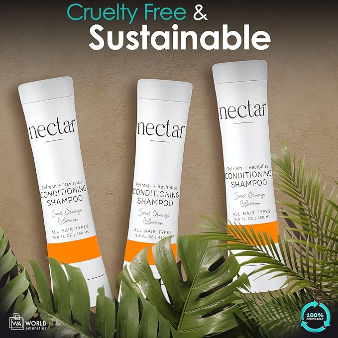 World Amenities - Nectar Squeeze Cartridge 2 in 1 Conditioning Shampoo - Shampoo Conditioner in a Squeeze Bottle