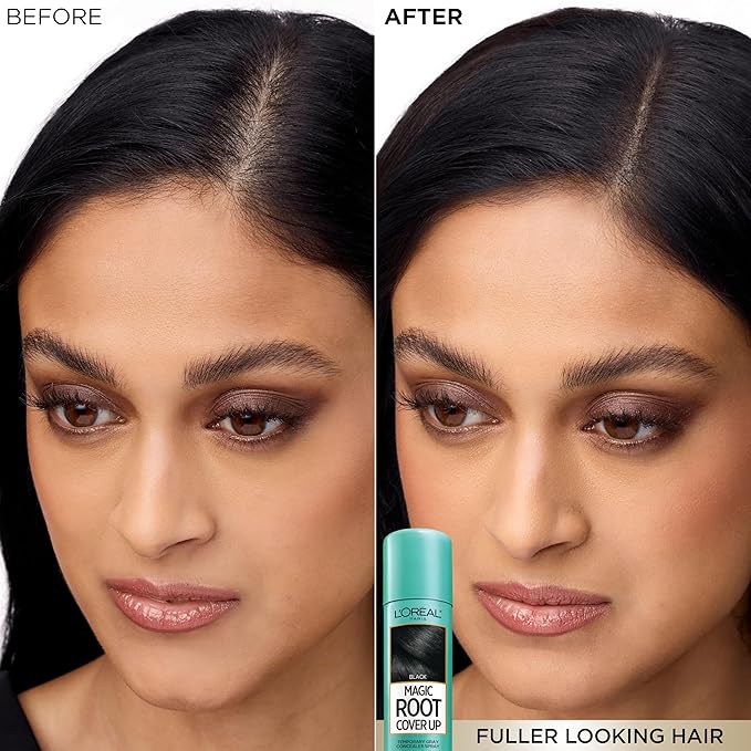 L'Oreal Paris Magic Root Cover Up Spray For Blondes with Dark Roots, Color Concealer, Ammonia and Peroxide Free, Light Blonde, 2 fl. oz.
