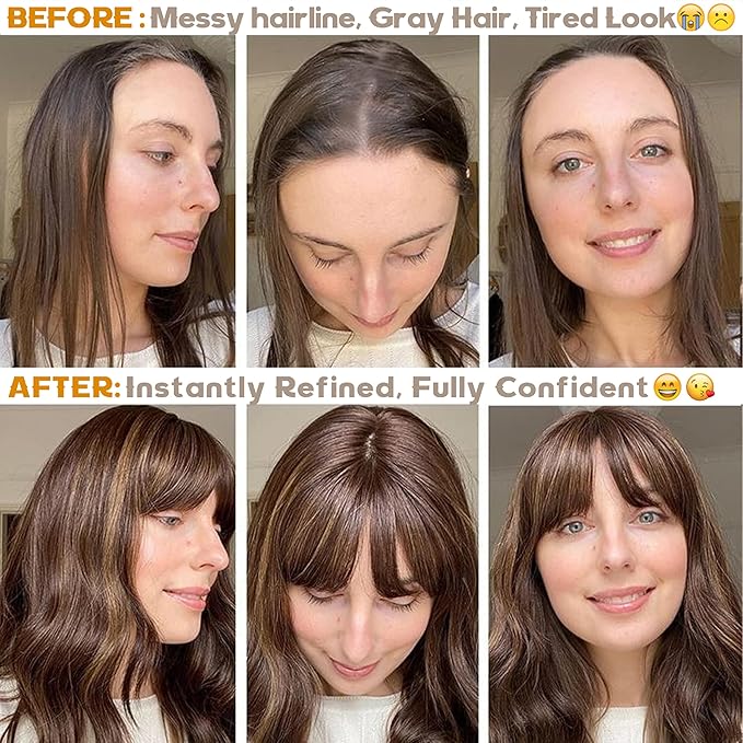Hair Toppers for Women Real Human Hair-U Shape Toppers Hair Pieces for Women with Thinning Hairr 150% Density Silk Base Clip in Human Topper with Bangs for Daily Use(613Blonde