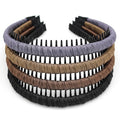 JOBANDFashion Hair Accessories,plastic headbands for women,headband with teeth Suitable Daily Use,Spa,Parties and Yoga(pack of 4)