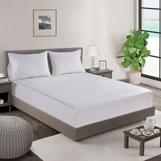 Lane Linen 100% Organic Cotton King Size Pillow Cases Set of 2 (20''x36'') Pillow Cases King Size, Organic Cotton Pillowcases, King Pillowcases Set of 2 Haze Grey