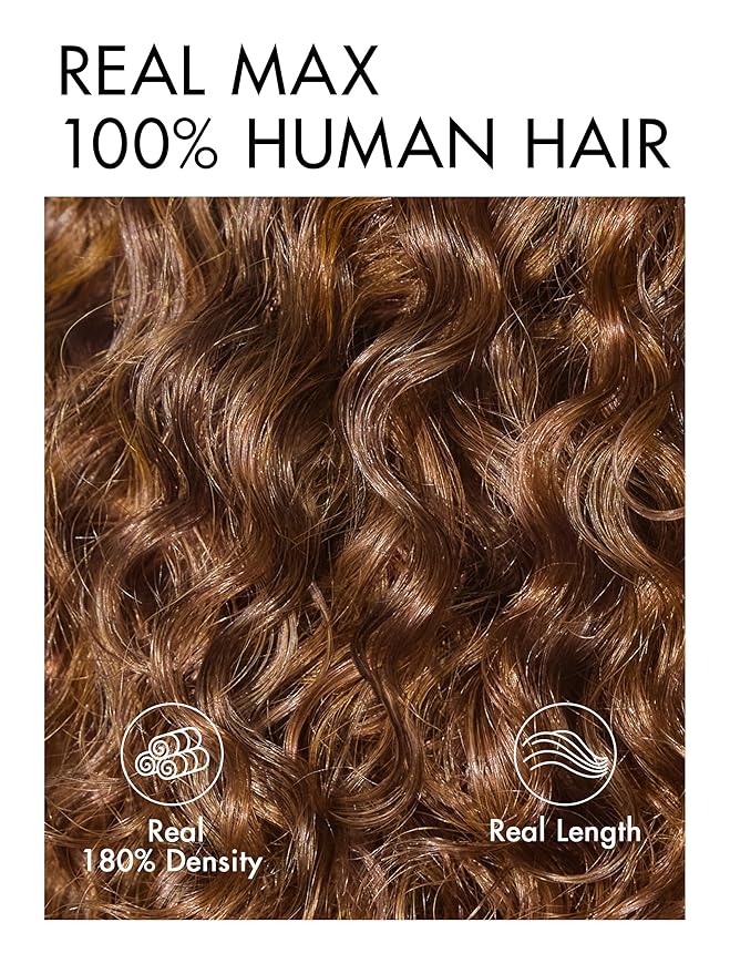 LUVME HAIR 5X5 Deep Curly 12 Inch 100% Human Hair Wigs Curly Deep Wave Glueless Lace Front 12 Inches, Pre Cut Plucked Hd Lace Short Wig Ready To Go Mix Brown Color Straight Bleached Knots Black Wigs