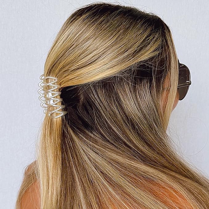 Camila Paris CP3526 French Small Hair Clips for Women Thick Hair for Long Curly Wavy Hair, Girls Hair Claw Clip, Durable Styling Big Claw Clip for Thick Hair, Strong Hold No Slip Grip, Made in France