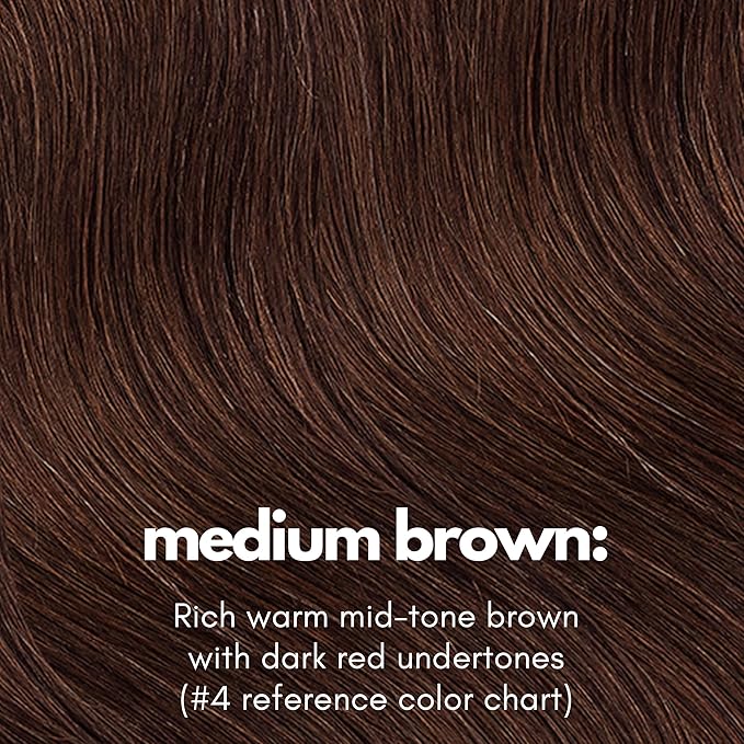 Irresistible Me Real Human Hair Extensions Clip Ins – 100% Human Hair Clip In Extensions for Length & Volume – Invisible Extension – Heat Resistant & Dyeable – Medium Brown, 20 Inches