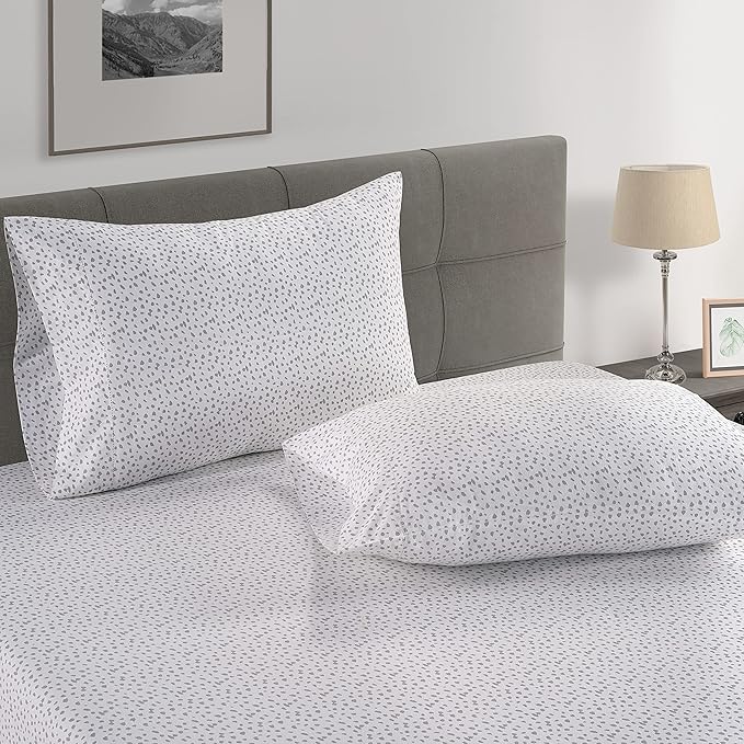 Lane Linen 100% Organic Cotton King Size Pillow Cases Set of 2 (20''x36'') Pillow Cases King Size, Organic Cotton Pillowcases, King Pillowcases Set of 2 Haze Grey