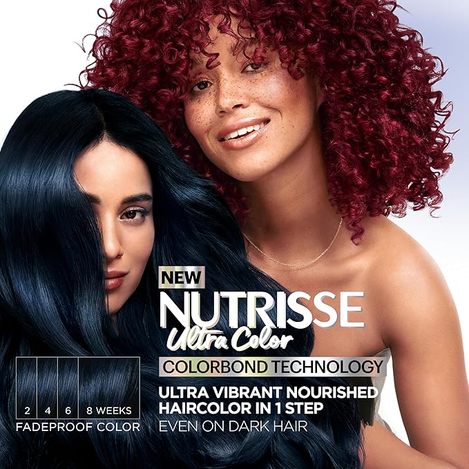 Garnier Hair Color Nutrisse Ultra Color Nourishing Creme, B4 Golden Mahogany Brown (Caramel Chocolate) Permanent Hair Dye, 2 Count (Packaging May Vary)