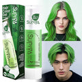 Temporary Hair Color Gel, Green Hair Dye Color Gel Washable Natural Instant Hair Color Wax for DIY Hairstyle for Kids Men Women(Color #25)