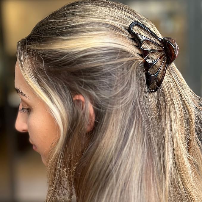 Camila Paris NV109 French Large Hair Clips for Women Thick Hair for Long Wavy Curly Hair, Girls Hair Claw Clips, Styling Big Hair Clip for Thick Hair, Strong Hold No Slip Grip Claw Clip Made in France