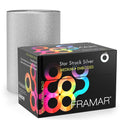 FRAMAR Silver Hair Foil – Hair Foils For Highlighting Long Hair, Highlight Foils For Hair Highlighting, Salon Foils For Hair Highlighting Kit, Salon Foils For Hair Stylist – 320 ft