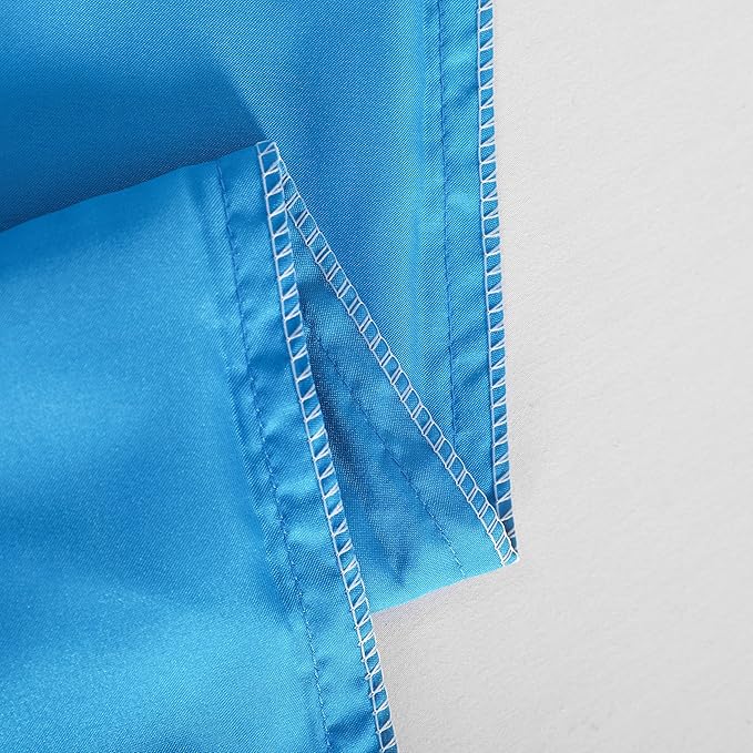 NTBAY 2 Pack Satin King Pillowcases for Hair and Skin, Luxurious and Silky Pillow Cases with Envelope Closure, 20x40 Inches, Royal Blue