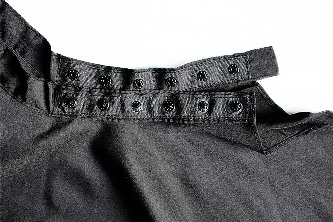 Professional Salon Cape Polyester Haircut Apron Barber Cape,54"x62",Black,C007001E-L