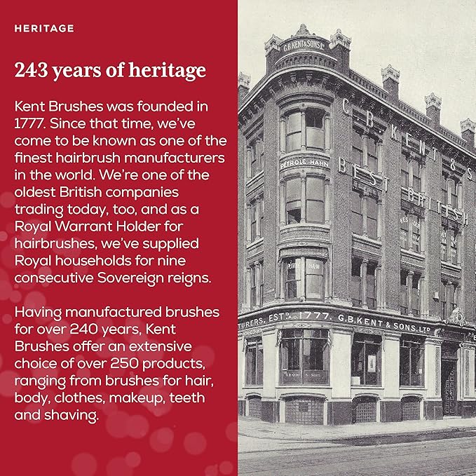 Kent 14T Tortoise Large Detangling Comb, Wide Teeth for Long Thick Curly Wavy Hair. Hair Detangler Comb For Wet and Dry. Saw-Cut from Cellulose and Hand Polished, Handmade in England
