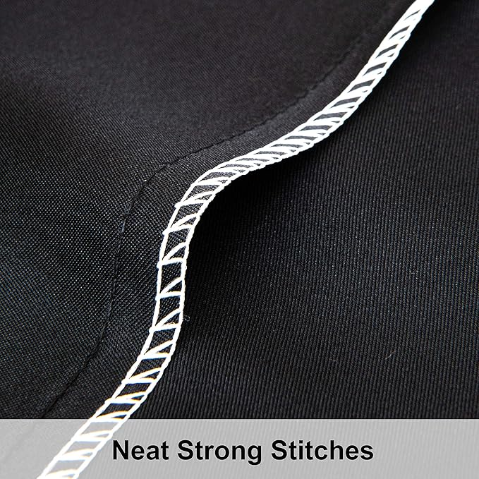 NTBAY 2 Pack Satin Standard Pillowcases for Hair and Skin, Luxurious and Silky Pillow Cases with Envelope Closure, 20x26 Inches, Black