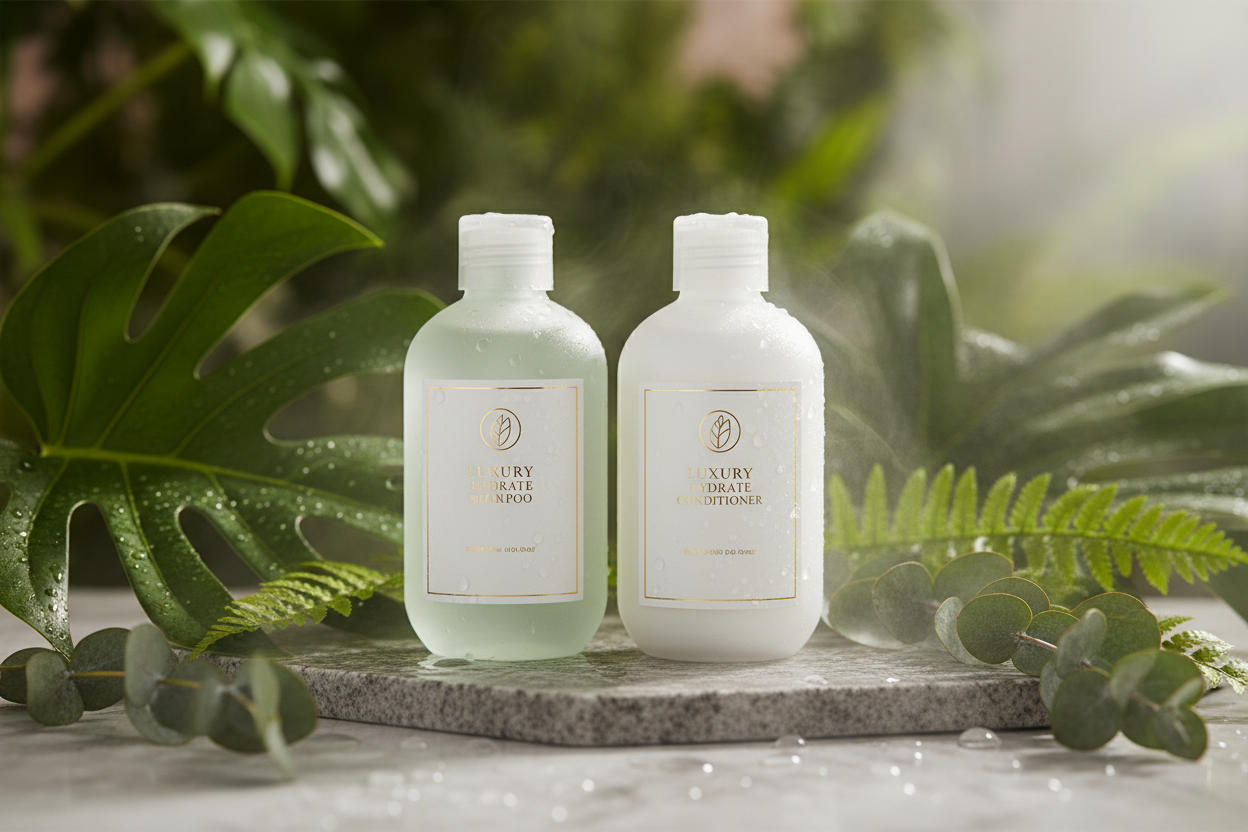 Moisturizing Shampoo & Conditioner

Description:
Hairfluence Shampoos gently cleanse the scalp while removing dirt and buildup. Our Conditioners deeply moisturize and soften hair, leaving it smooth, manageable, and refreshed without stripping natural oils. (MAKE IT REAL PHOTO)